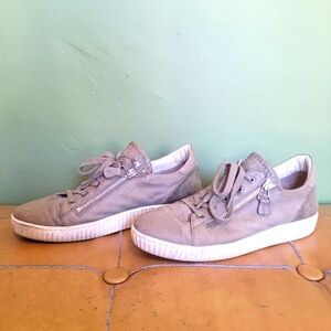 Miz Mooz Women's Olive Sneakers